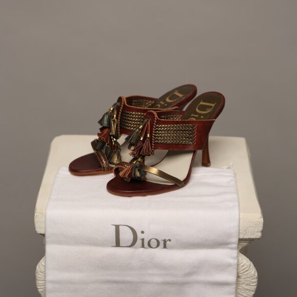 Rare New CHRISTIAN DIOR Sandals - Picture 1 of 9
